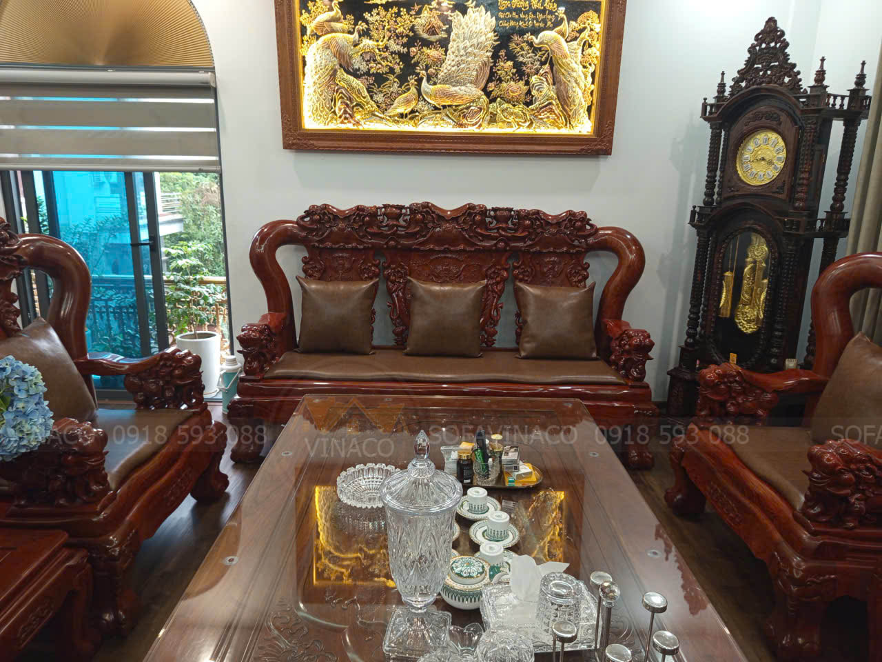 ĐỆM GHẾ CỐT GỖ PHÒNG KHÁCH